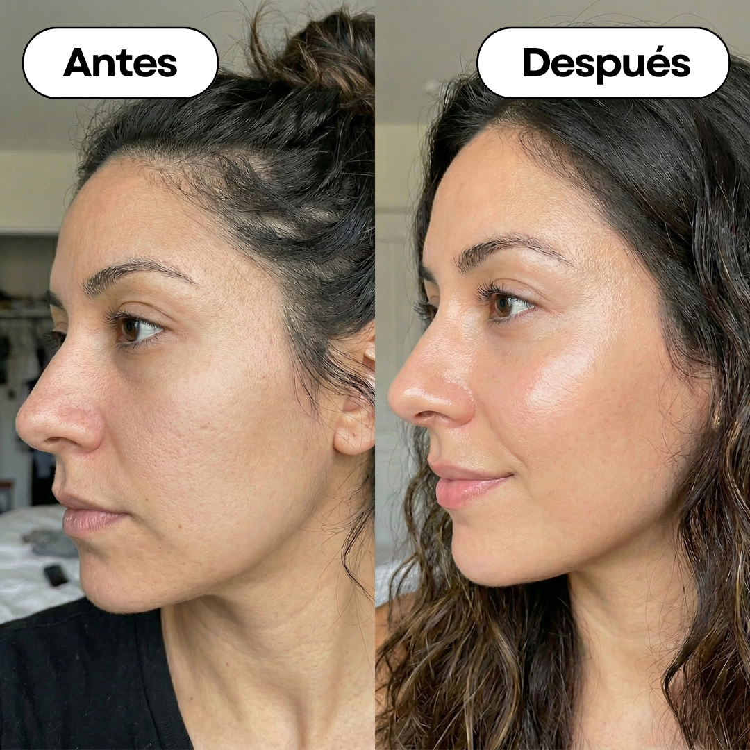 Hydraboost Serum before and after