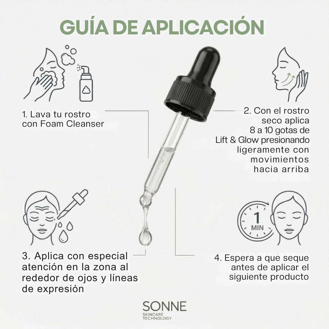 How to apply Lift and Glow Serum